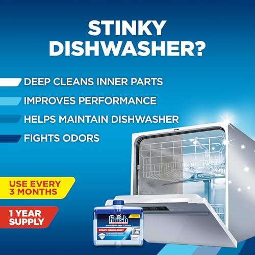 Finish Dishwasher Cleaner Liquid 4-Pack 845oz 1