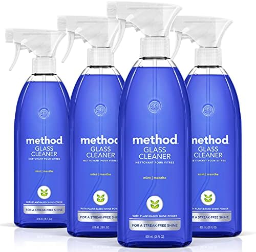 Method Glass Cleaner 28 Ounce Mint 4 Pack