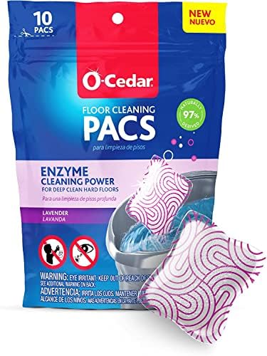 O-Cedar EasyWring Microfiber Spin Mop Set with Lavender PAC