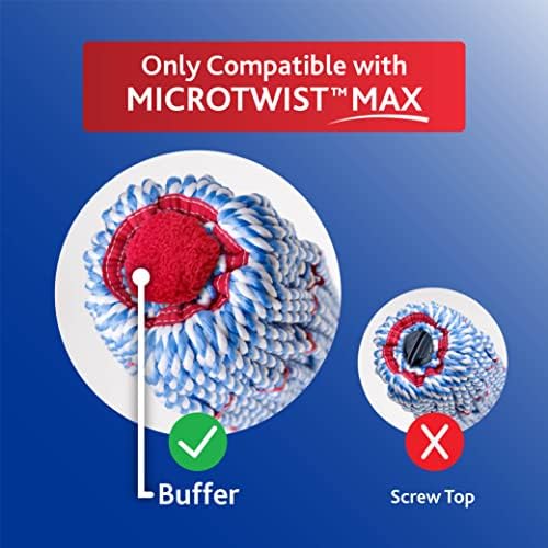 O-Cedar MicroTwist MAX Microfiber Mop with Extra Refill