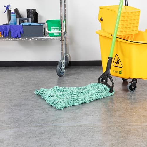 Restaurantware Mop Head Refill - 32 Ounce Cotton Blend Green