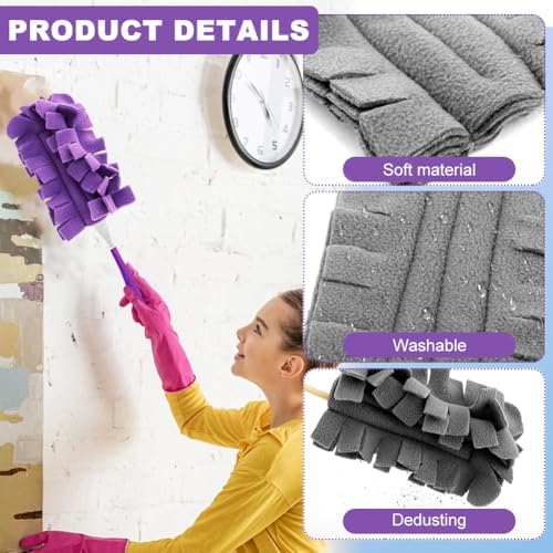 Saycker 14Pcs Duster Refill Fleece for Swiffer