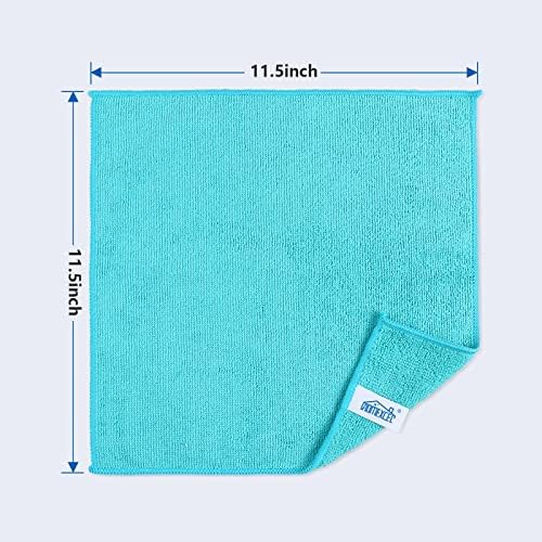 HOMEXCEL 12 Pack Microfiber Cleaning Cloths