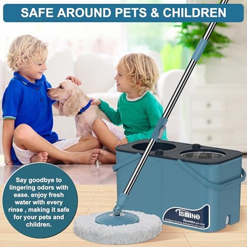 RinseWise Spin Mop and Bucket Set with Wringer