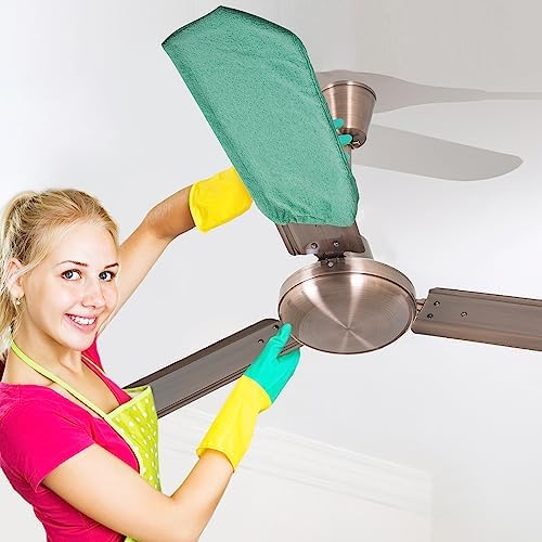 Hosrnovo Microfiber Ceiling Fan Duster 100 Washable Durable