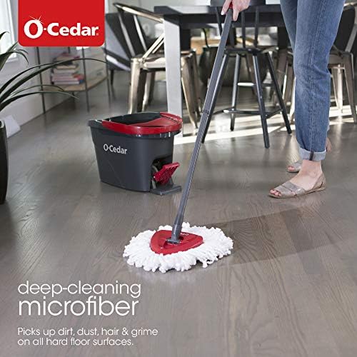 O-Cedar EasyWring Spin Mop with Built-in Wringing Bucket
