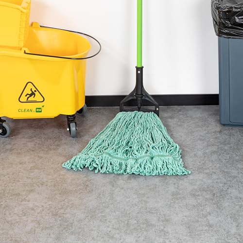 Restaurantware Mop Head Refill - 32 Ounce Cotton Blend Green