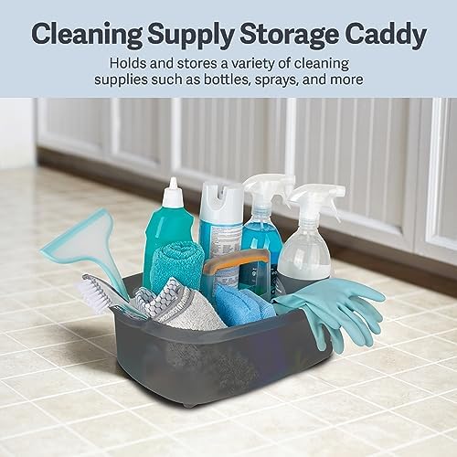 Casabella Plastic Cleaning Storage Caddy with Handle 185 Gallon