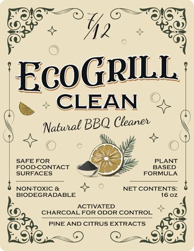EcoGrill Clean All-Natural Heavy Duty BBQ Cleaner