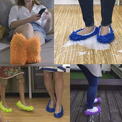 SUSIFT 10 PCS Dust Duster Slippers for Home Office Kitchen