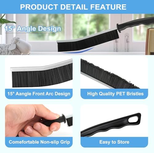 10Pcs Crevice Brush Set with Scraper for Kitchen Bathroom 1