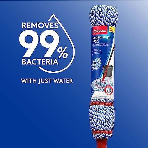 O-Cedar MicroTwist MAX Microfiber Mop with Extra Refill