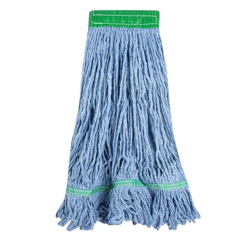 Restaurantware Mop Head Refill - 24 Ounce 5 Inch Headband Cotton Blend Machine Washable