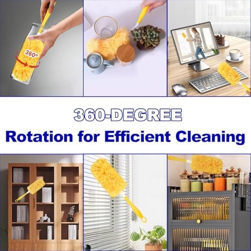 36-Pack Duster Refills with Handle for Swiffer Duster 360