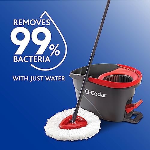 O-Cedar EasyWring Spin Mop with Built-in Wringing Bucket