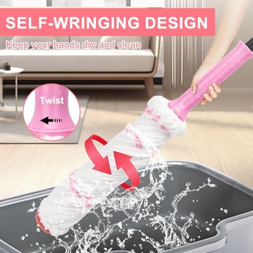 KeFanta Self-Wringing Twist Mop for Floor Cleaning 1
