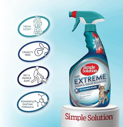 Simple Solution Extreme Cat Stain Remover 32oz Pack of 2