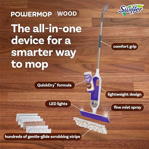 Swiffer Power Mop Wood Floor Cleaning Kit