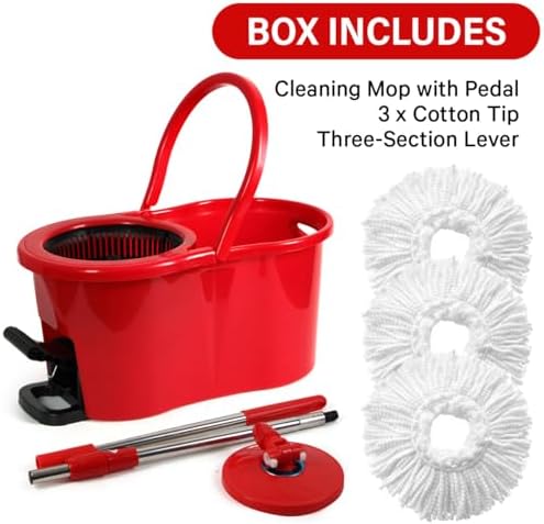 TAKTICK Foot Pressure Spin Mop and Bucket Set 1