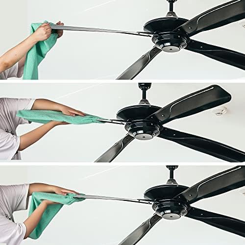 Hosrnovo Microfiber Ceiling Fan Duster 100 Washable Durable