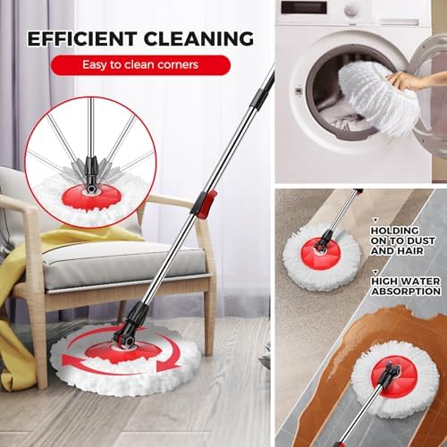 Gadhra Spin Mop and Bucket with Wringer Set