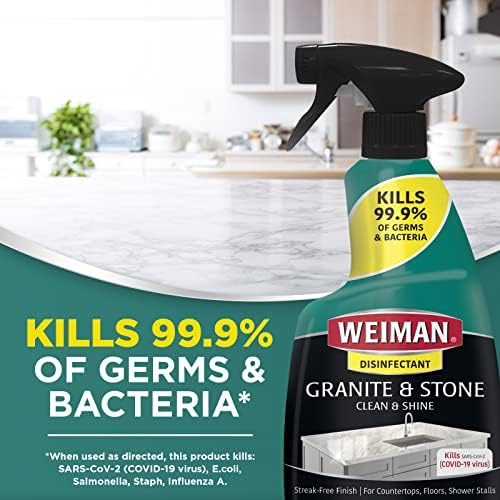 Weiman Disinfecting Granite Stone Cleaner and Sealer Kit - 24 oz Each 1