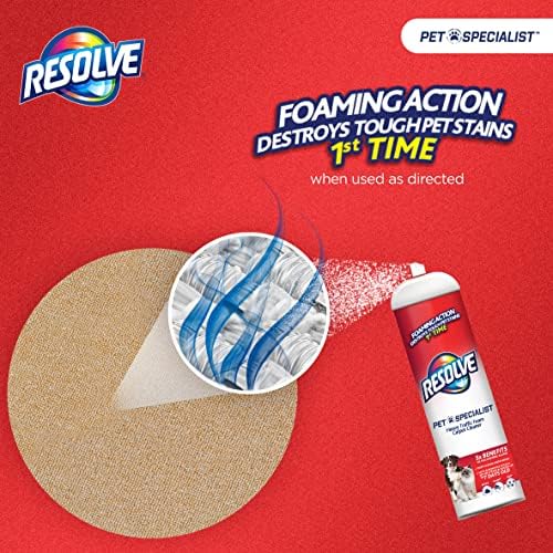 Resolve Pet Specialist Heavy Traffic Foam 2 Pack 22oz