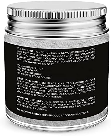 Culina Cast Iron Scrub - Natural Rust Remover Seasoning