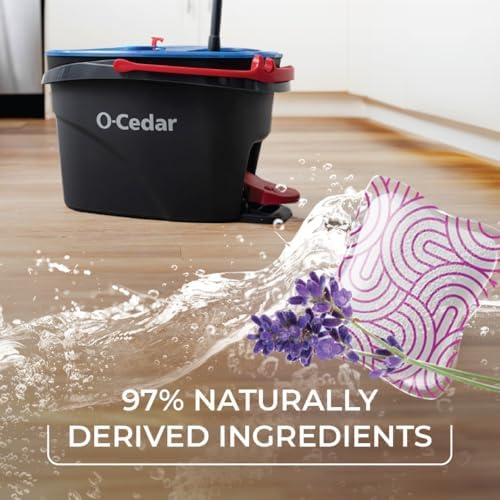 O-Cedar EasyWring Spin Mop Bucket with Lavender PACs