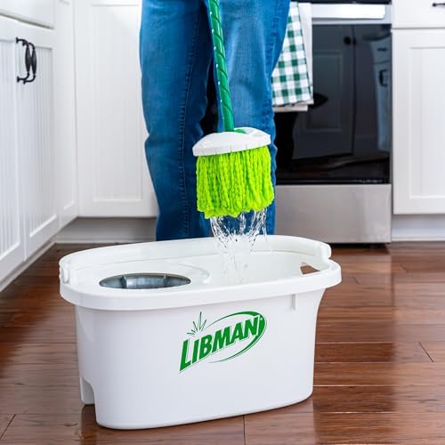 Libman Lightning Spin Mop System Plus 3 Refill Heads