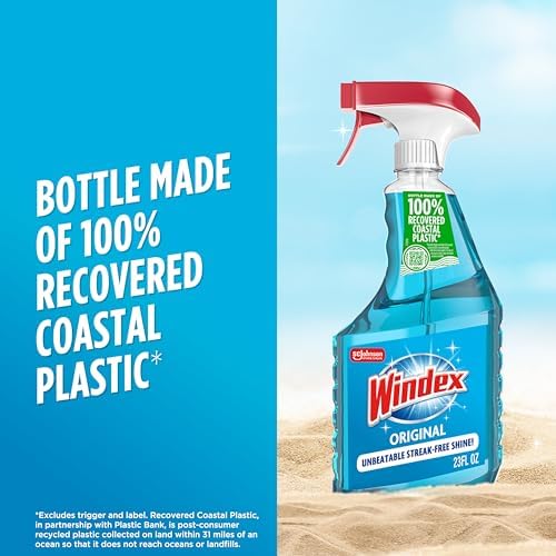 Windex Glass Cleaner Spray Bottles Pack of 6