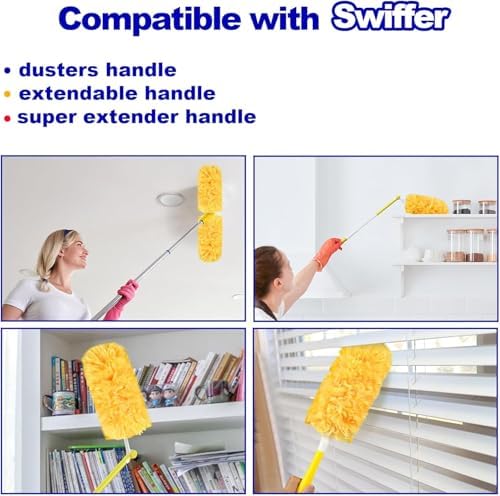 36-Pack Duster Refills with Handle for Swiffer Duster 360