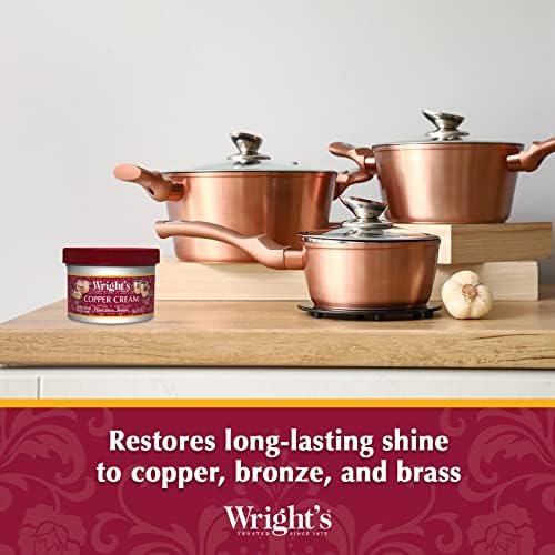 Wrights by Weiman Cream Copper and Brass Cleaner 1