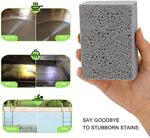 Maryton Grill Stone Cleaning Kit - 3 Count Pumice Cleaning Block