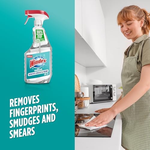 Windex Vinegar Glass Cleaner 23 Oz Streak-Free Spray