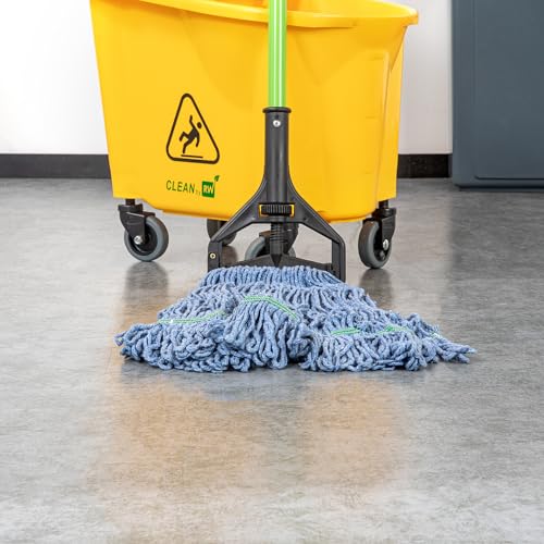 Restaurantware Mop Head Refill - 16 Ounce Cotton Blend Blue