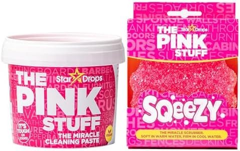 Stardrops Pink Stuff Cleaning Paste Squeezy Scrubber Bundle