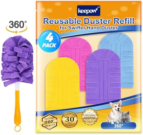 KEEPOW Reusable Duster Refills 4 Pack