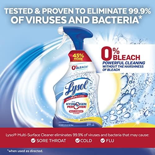 Lysol Cleaner Hydrogen Peroxide Multi-Purpose Cleaner Spray Citrus 32 oz