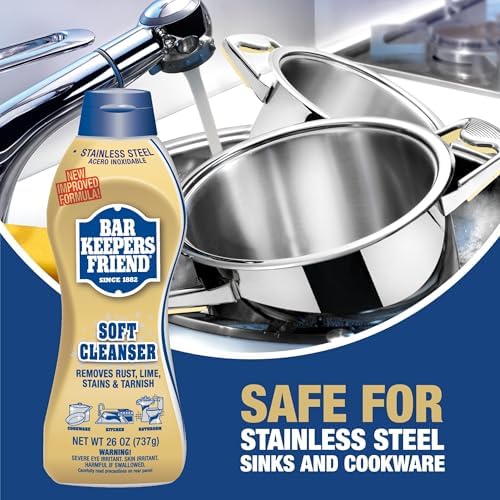 Bar Keepers Friend Soft Cleanser Liquid 2 Pack 26 Oz