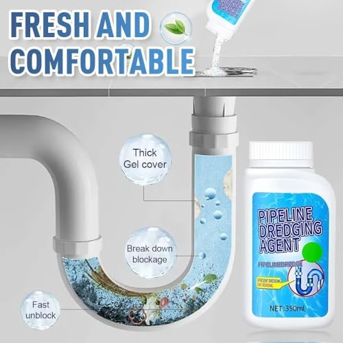 Powerful Pipe Dredging Agent for Kitchen and Bathroom Drains 1