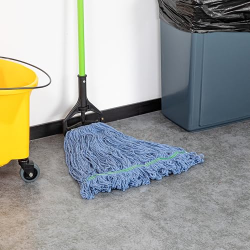 Restaurantware MOP Head Only - 32 Ounce Wet Mop Cotton Blend Machine Washable