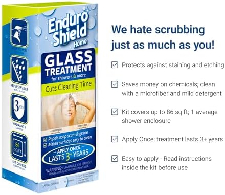 EnduroShield Glass Treatment Kit - Streak-Free Dirt-Resistant