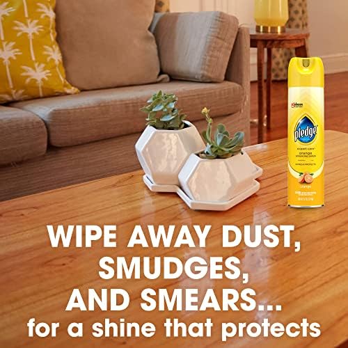 Pledge Enhancing Polish Spray with Orange Scent 97oz Pack of 3
