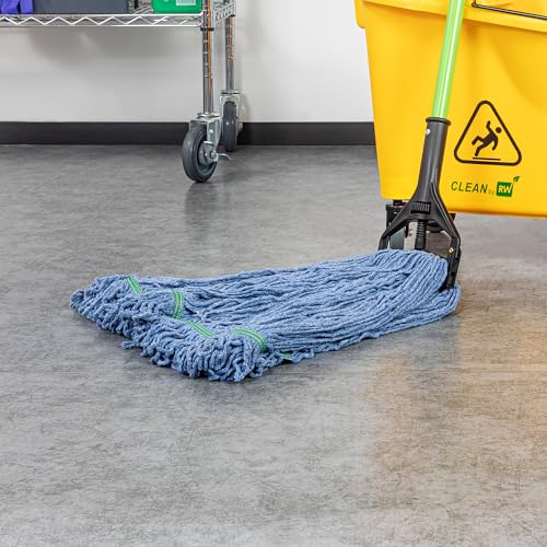 Restaurantware MOP Head Only - 32 Ounce Wet Mop Cotton Blend Machine Washable