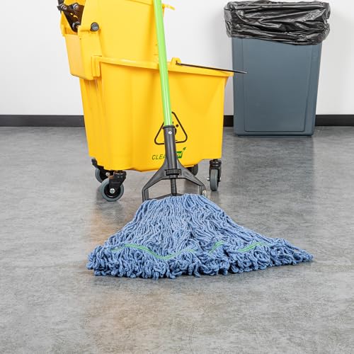 Restaurantware MOP Head Only - 32 Ounce Wet Mop Cotton Blend Machine Washable