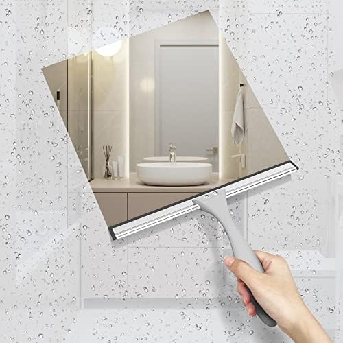 AmazerBath Squeegee for Shower Glass Door 10 Inches