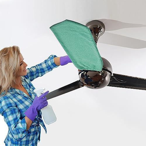 Hosrnovo Microfiber Ceiling Fan Duster 100 Washable Durable