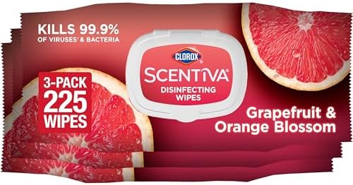 Clorox Scentiva Disinfecting Wipes 75 Ct Pack of 3 1