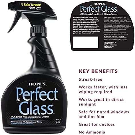 HOPES Streak-Free Ammonia-Free Glass Cleaner 32 Fl Oz